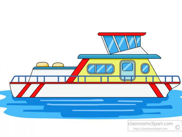 Ferry boat drawing.