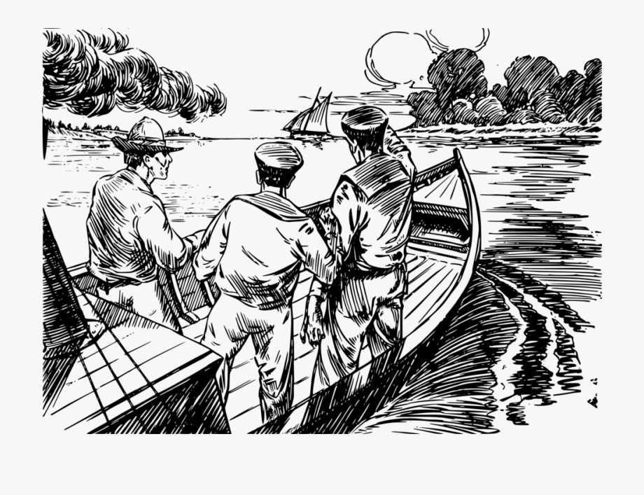 Boats clipart illustration.