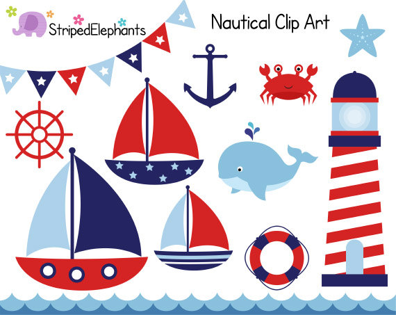 Nautical clip art.