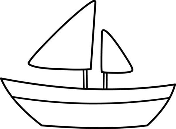 Boat coloring pages.