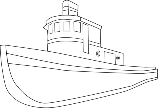 boat clipart outline