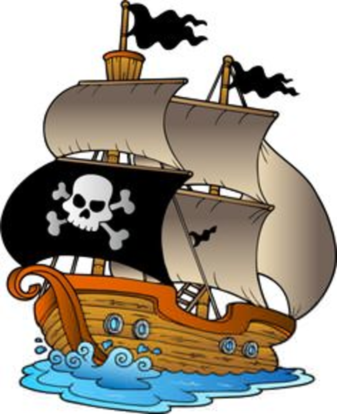 Clipart pirate ship.
