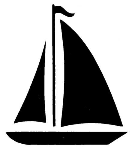 Sailboat boat clip.