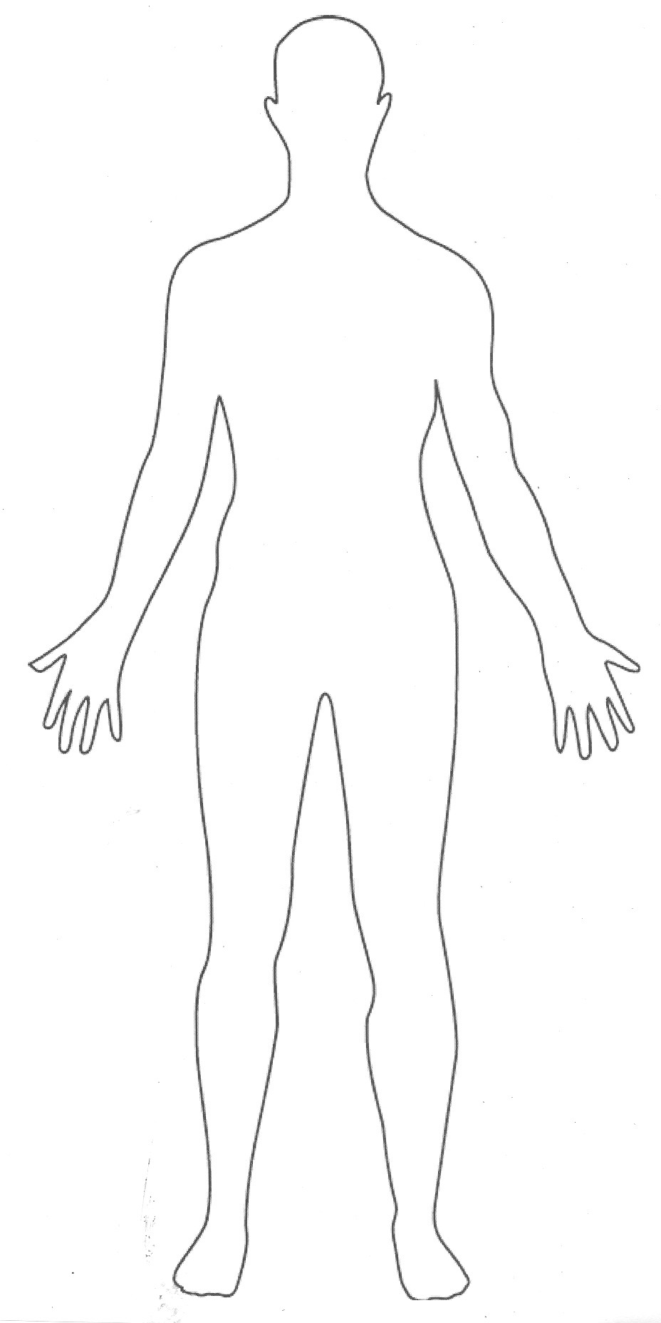Free body outline.