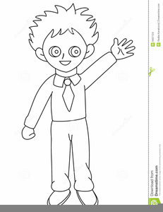 Child Body Outline Clipart
