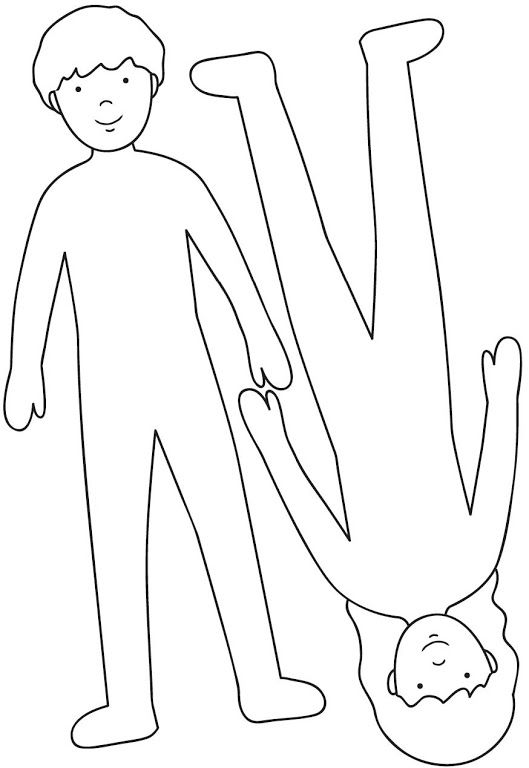 body outline clipart doll