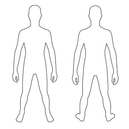 Clipart human body outline