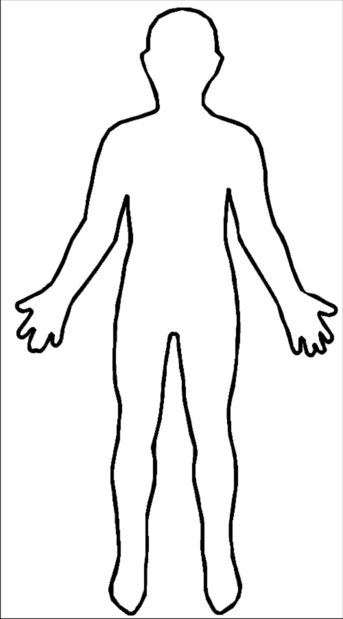 Free Human Body Outline Printable, Download Free Clip Art