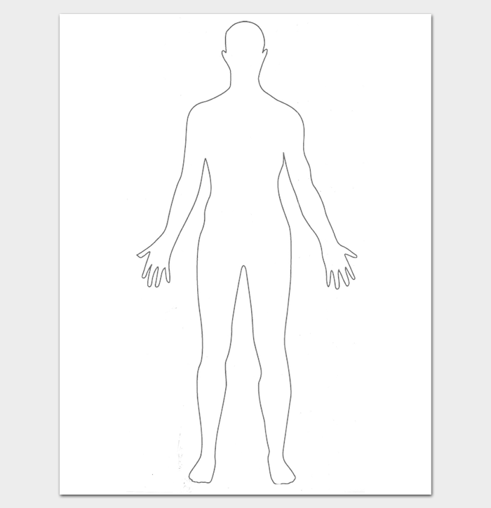 Body clipart simple.