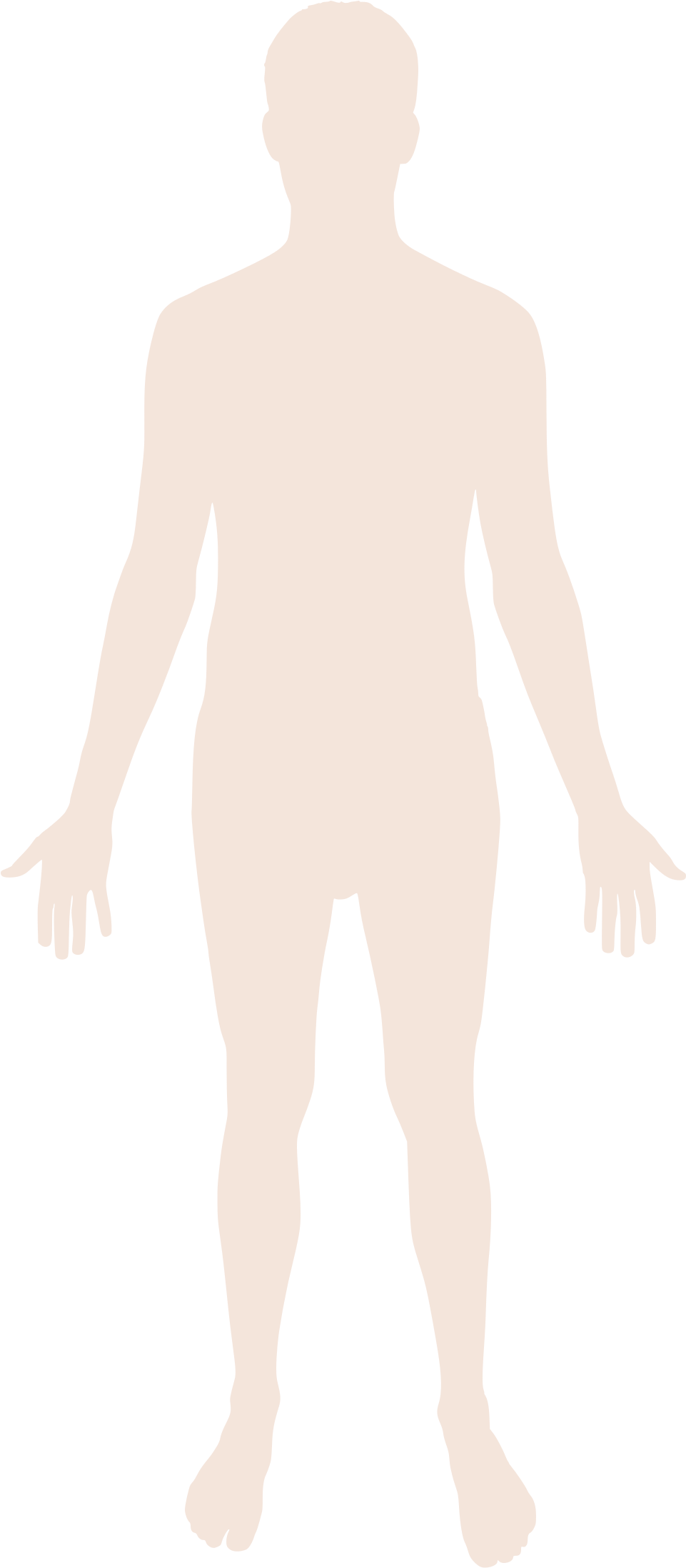 Human Body Outline Clipart Free Human Body Outline Printable