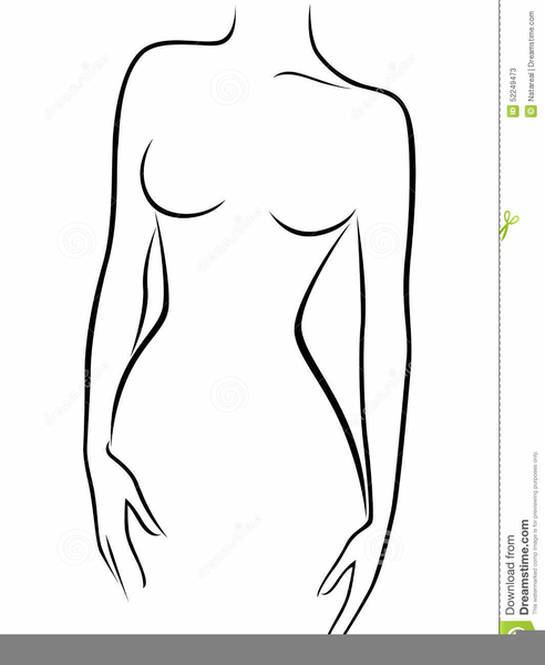body outline clipart woman