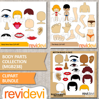 Clip Art Body Parts Collection