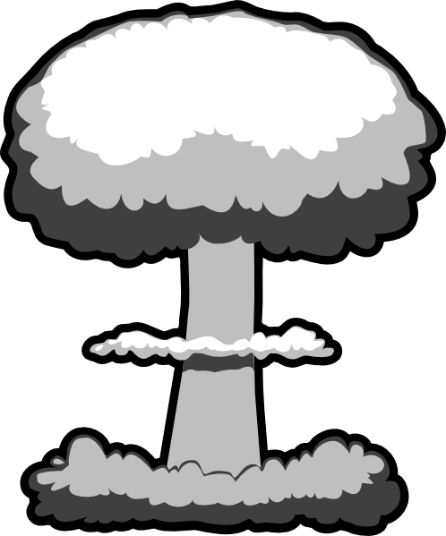 Atomic bomb clipart.