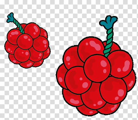 Cherry Bomb, two red fruits arts transparent background PNG