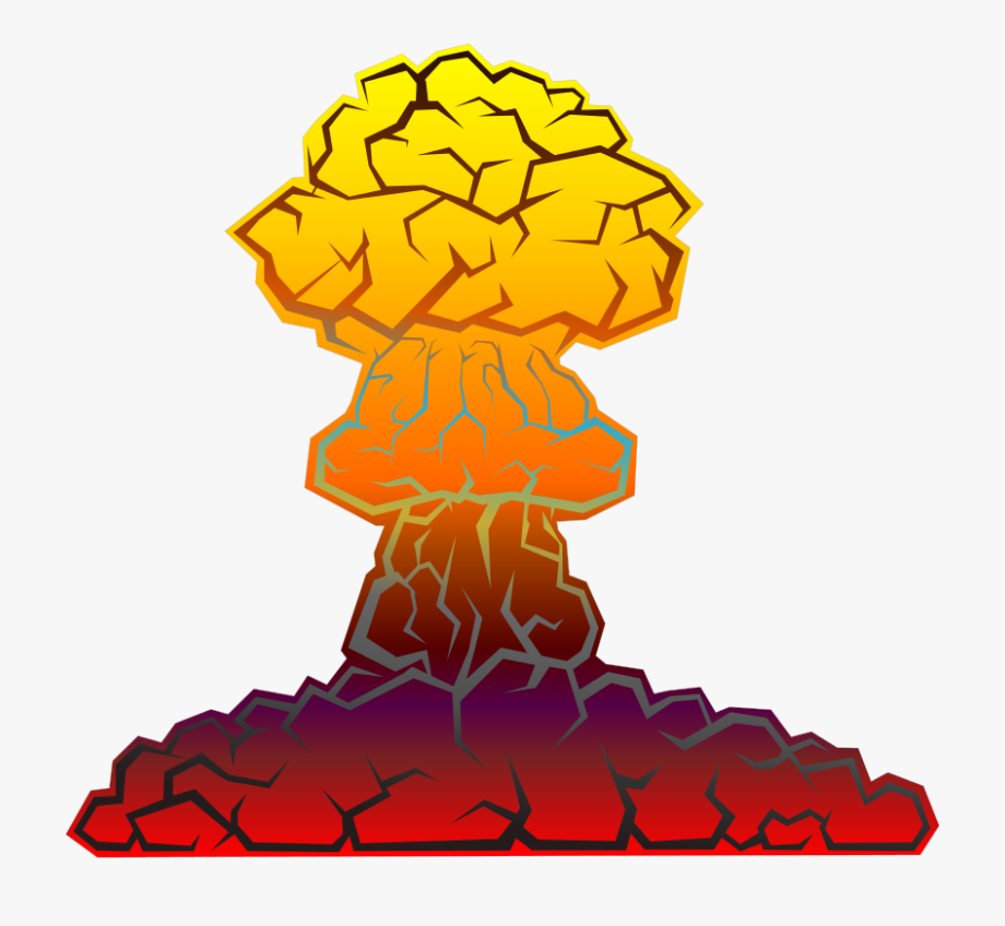 Bomb explosion clipart.