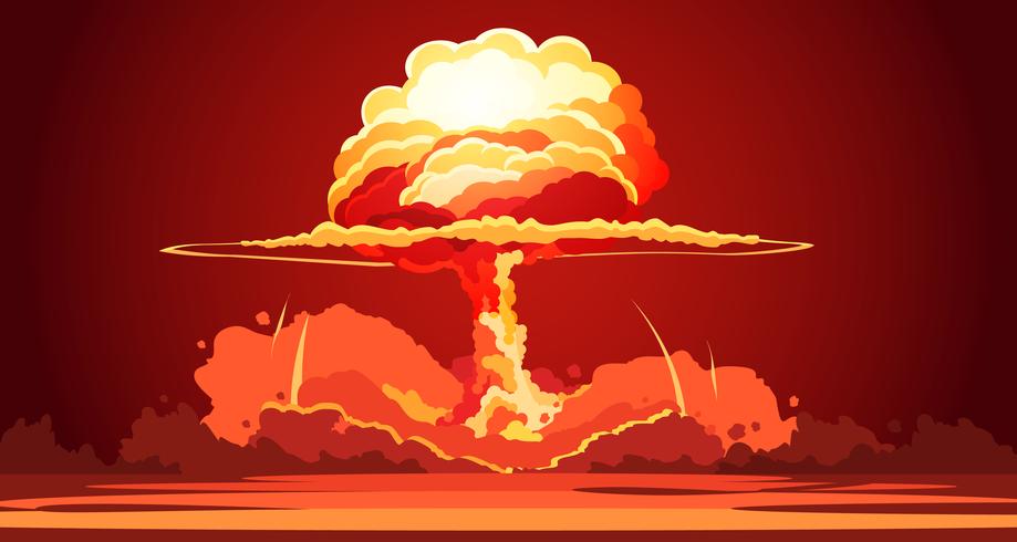 Nuclear explosion mushroom.