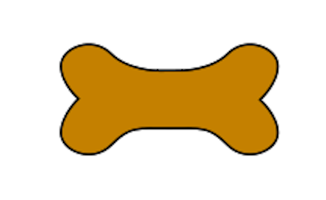 Free Dog Bone Outline, Download Free Clip Art, Free Clip Art
