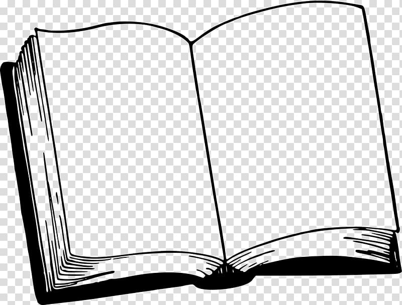Book Black and white , book transparent background PNG