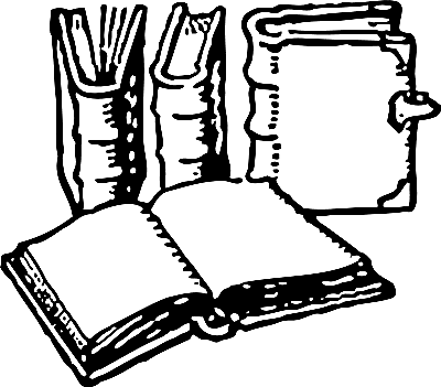 Free Black And White Book Clipart, Download Free Clip Art