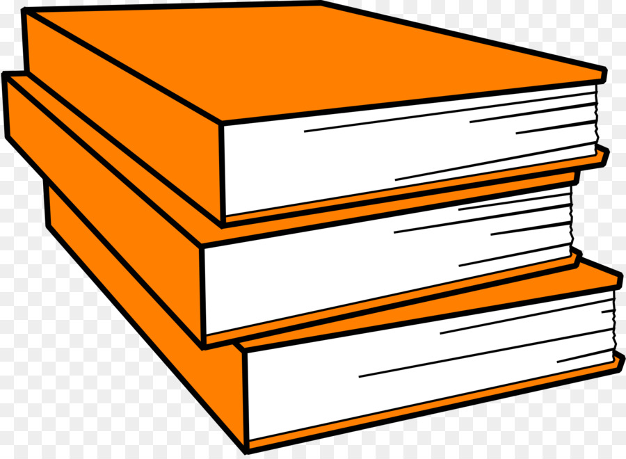 Orange book clipart