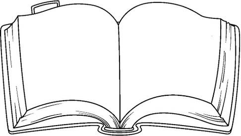 Open book clip art template free clipart images