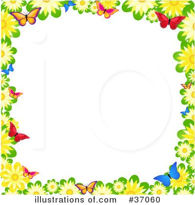 Clipart butterfly border.