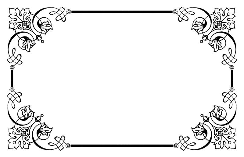 Fancy border frame clipart ourclipart jpg