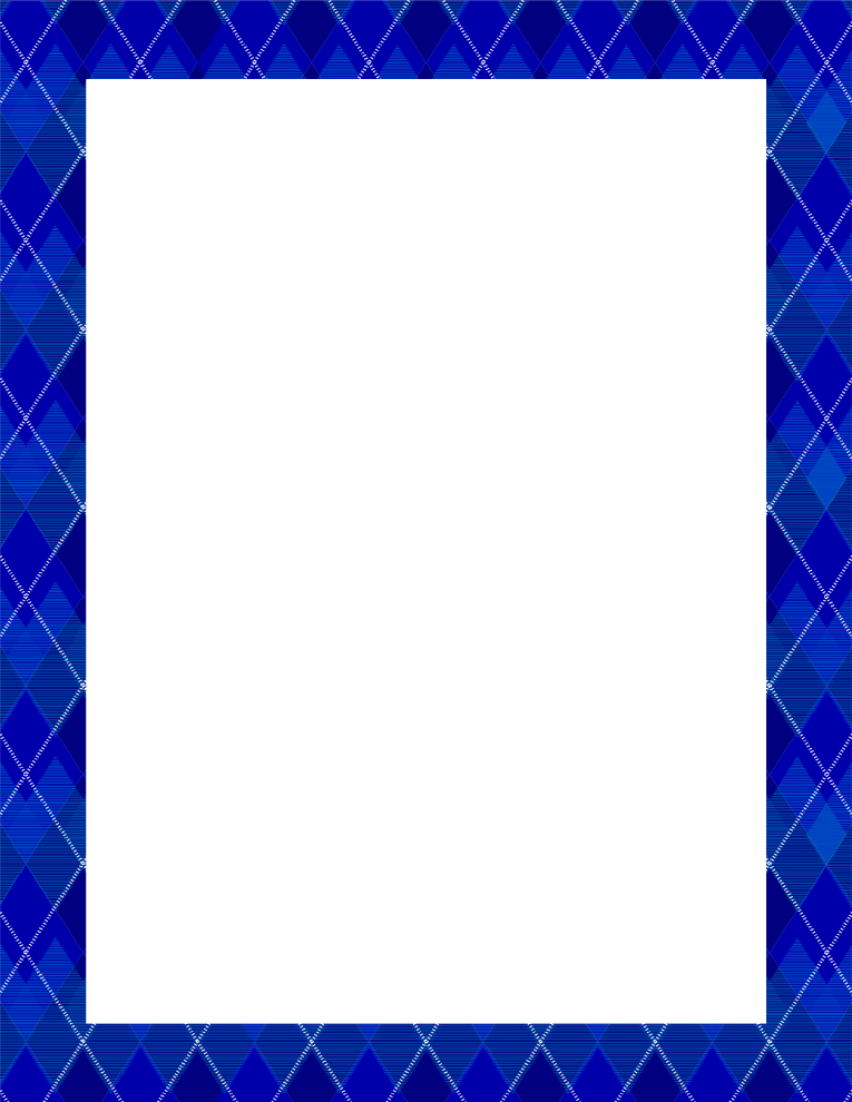 Blue Picture Frame Png