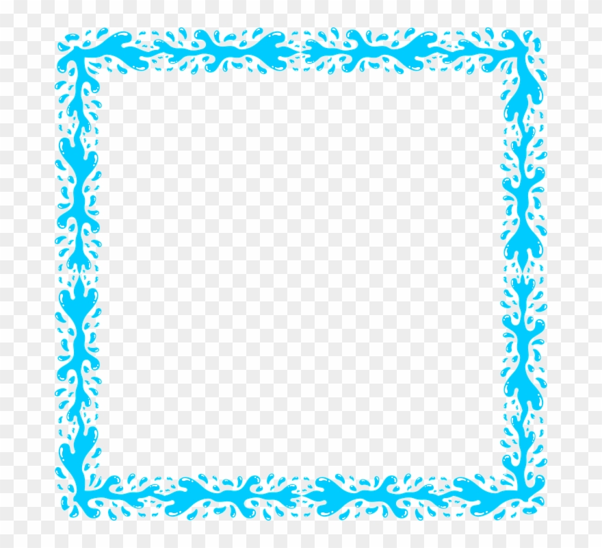 Download Transparent Blue Frame Png Clipart Clip Art