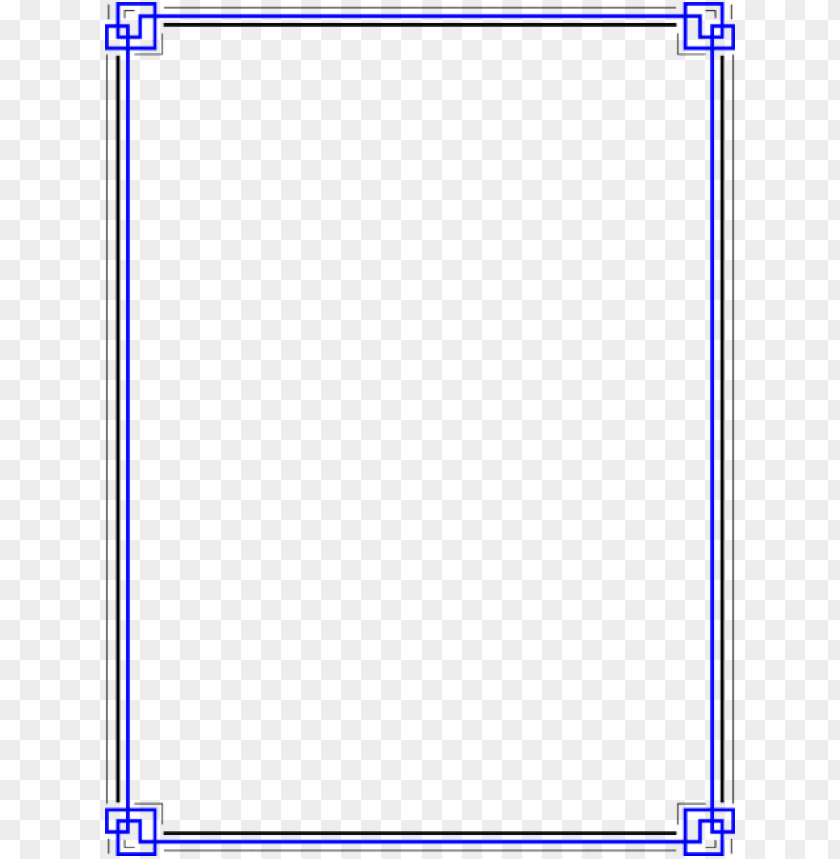 Free png blue border frame png images transparent