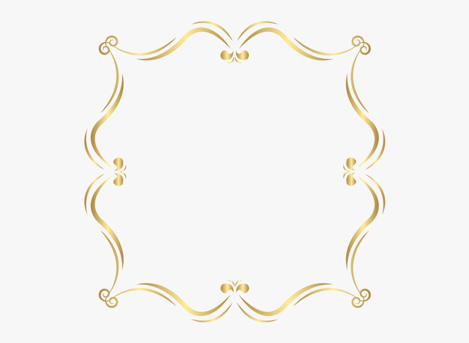 border clipart png gold