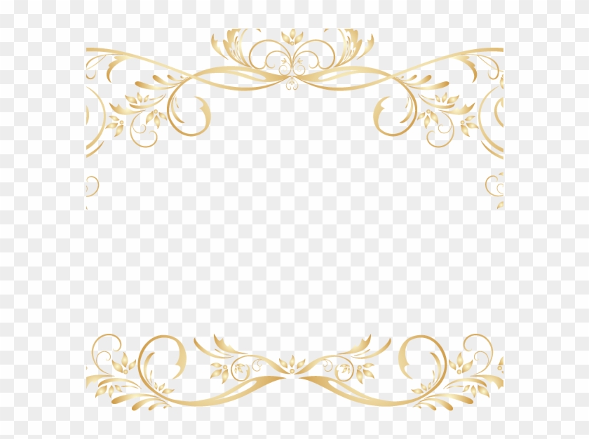 Vector lace gold.