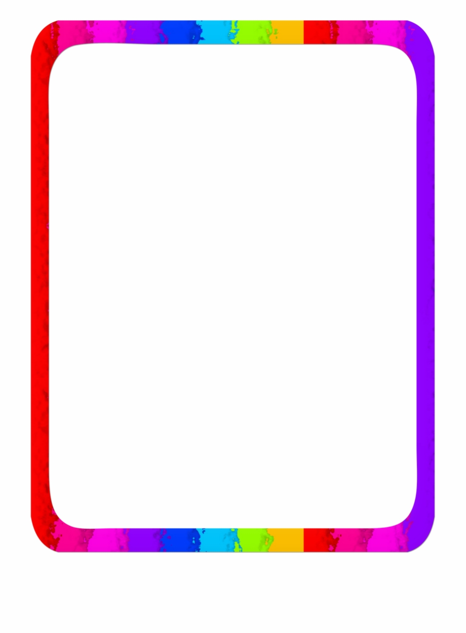 Rainbow Border Free PNG Images