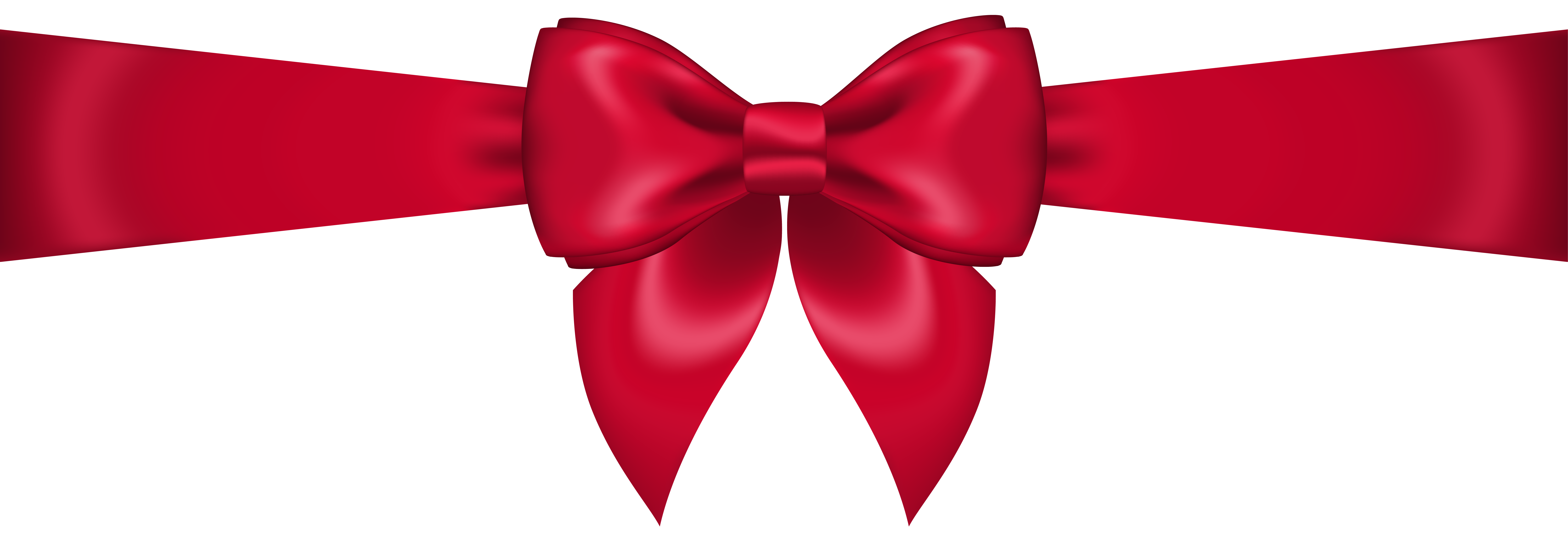 Christmas red bow.
