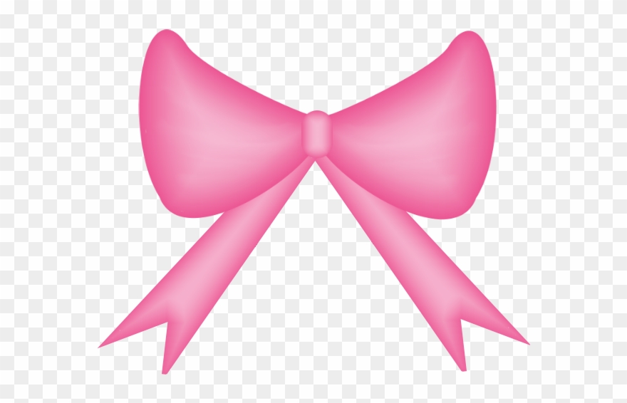 Pink Hair Clipart Girly Bow