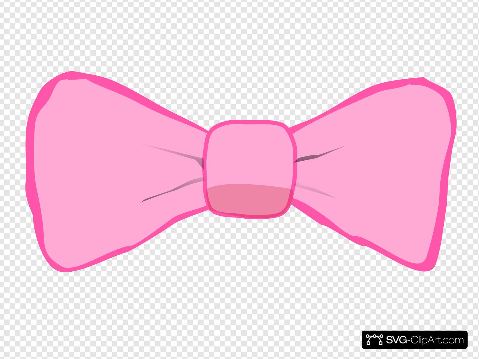 Pink On Pink Bow Clip art, Icon and SVG