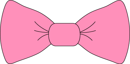 Free pink bow.