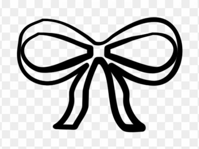 Bow clipart simple.