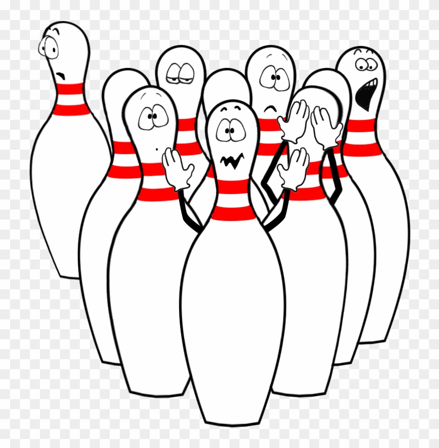 Funny bowling clipart.