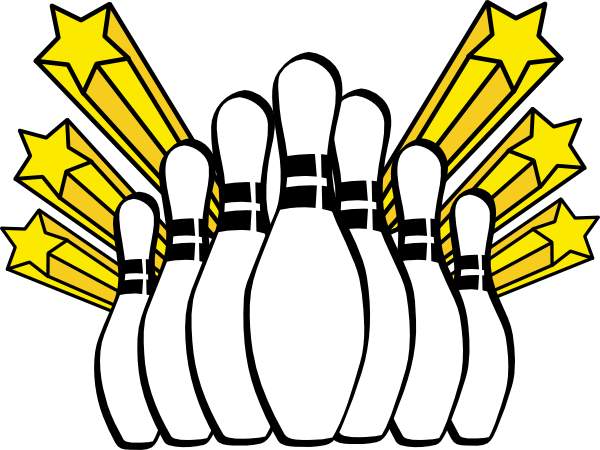 Bowling alley clipart