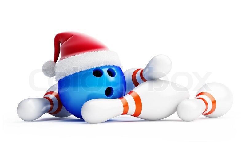 Holiday Bowling Clipart