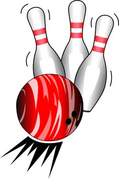 Funny bowling clipart.
