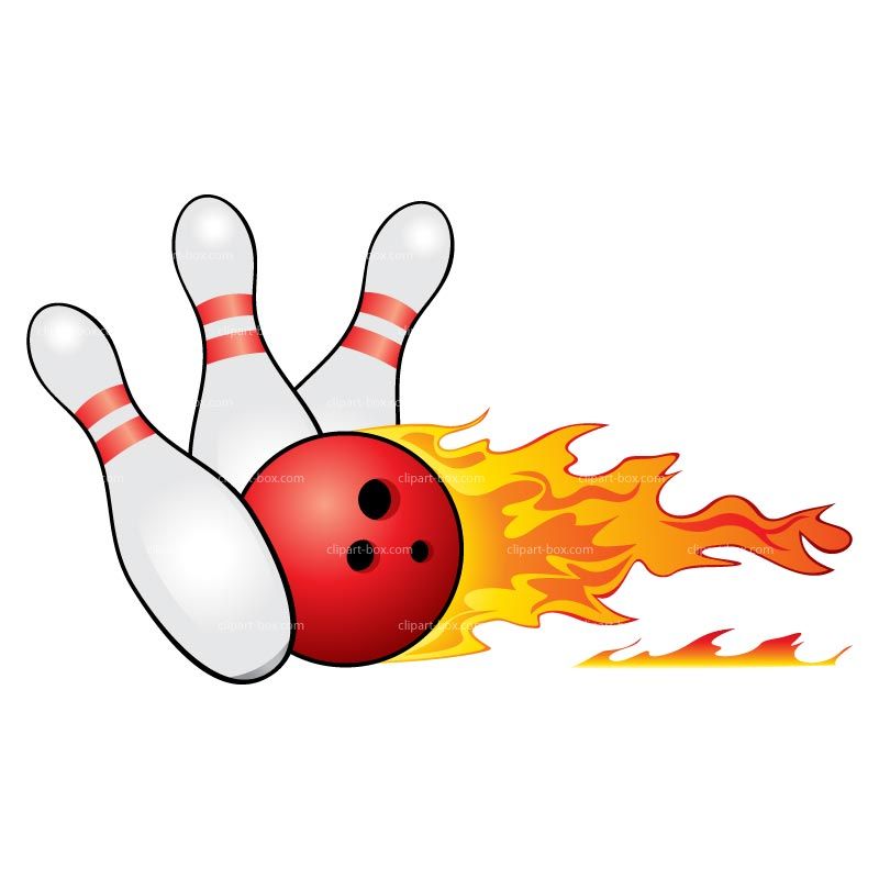 Clipart Bowling Fire Royalty Free Vector Design