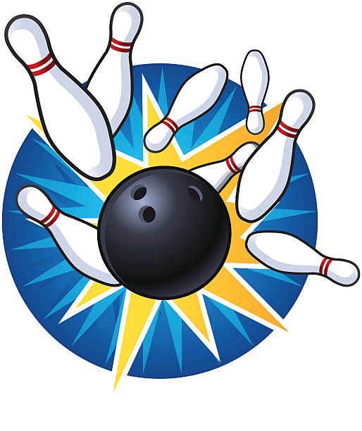 Royalty Free Bowling Strike Clip Art, Vector Images