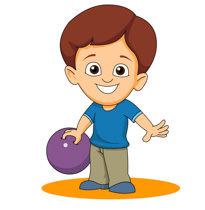 Kid free sports bowling clipart clip art pictures graphics