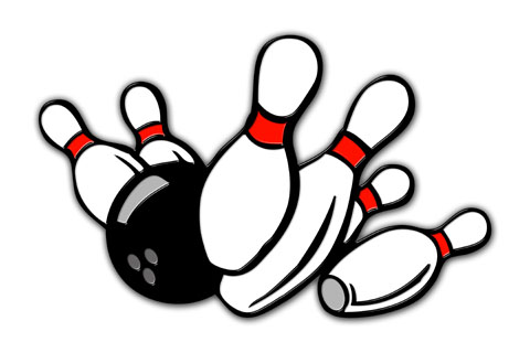 Bowling logos clipart.