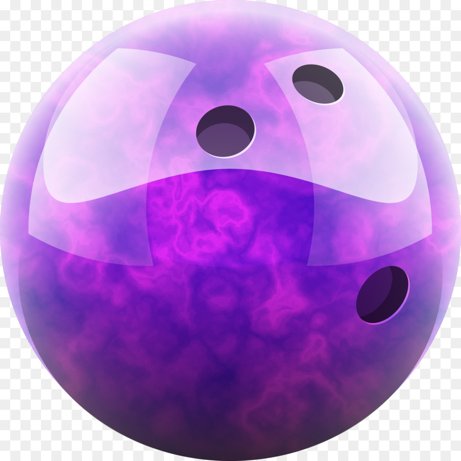 Bowling ball purple.