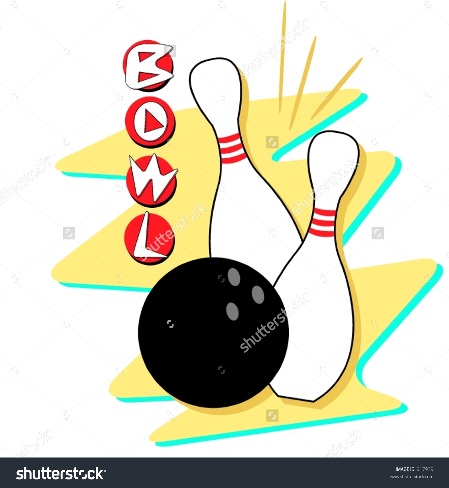 99 bowling clipart.