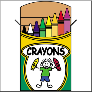 Box Of Crayons Clipart