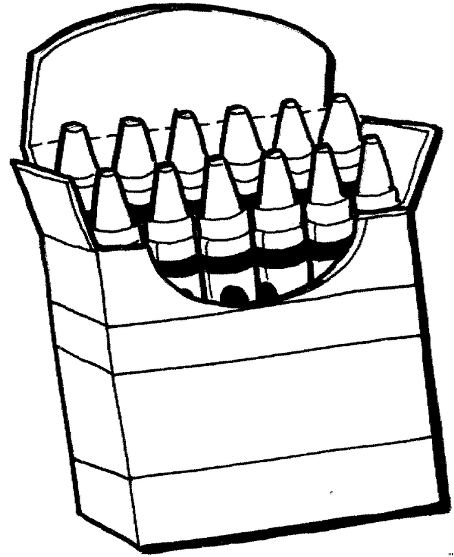 Coloring pages crayon.